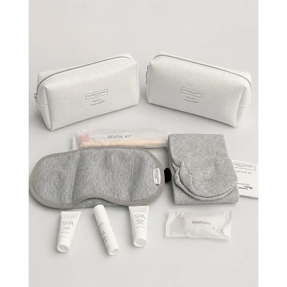 2 The White Company British Airways Travel Amenity Kits - Unused